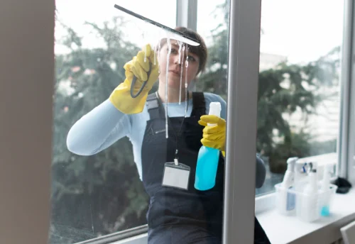 Nettoyage de vitres intérieures et extérieures au Mesnil-le-Roi